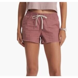 Vuori Vintage Ripstop Shorts Stoneware Faded Mauve Womens Sz Large